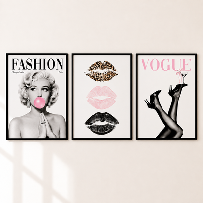 Marilyn Monroe Wall Art Set of 3