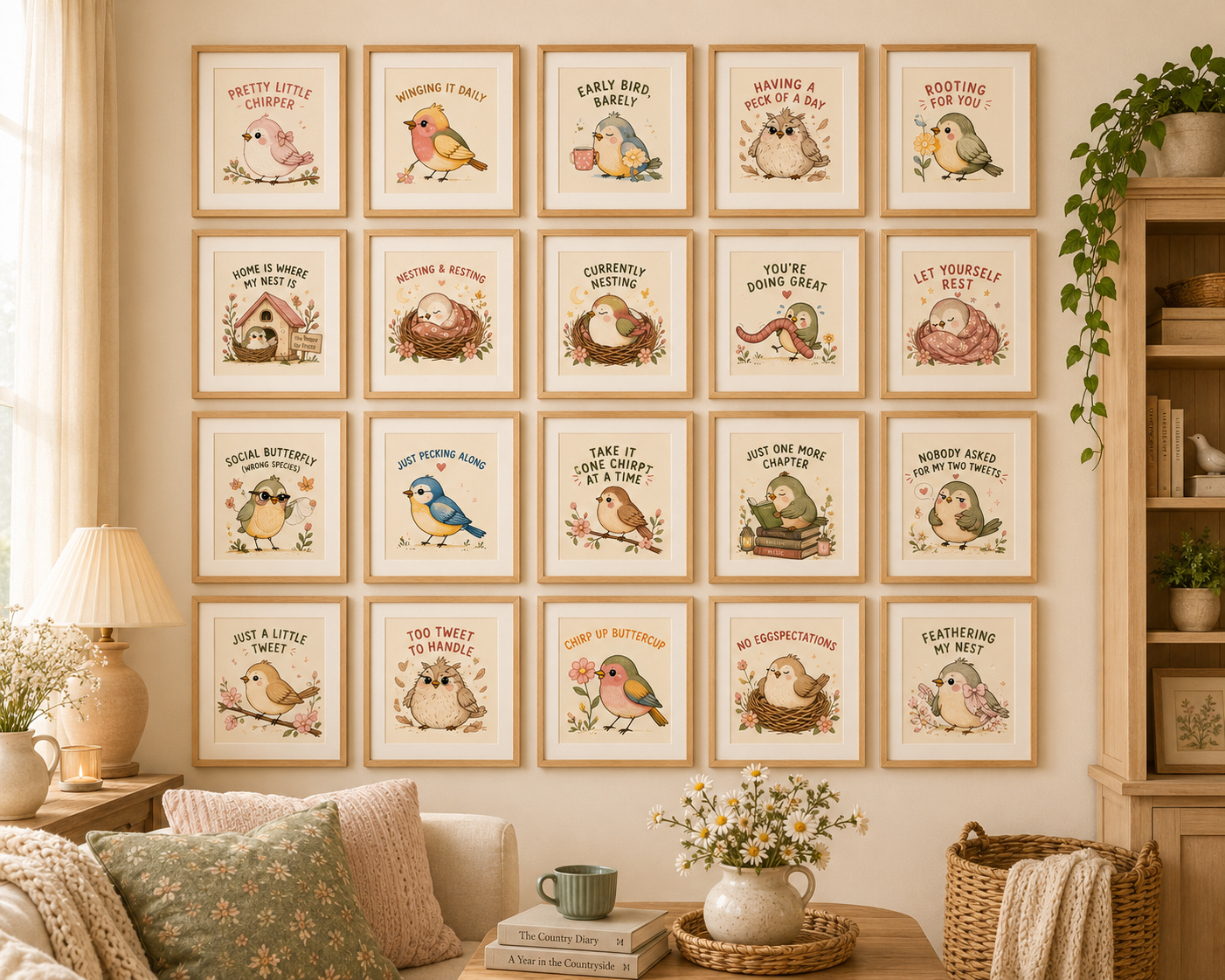 Rooting For You Bird Print
