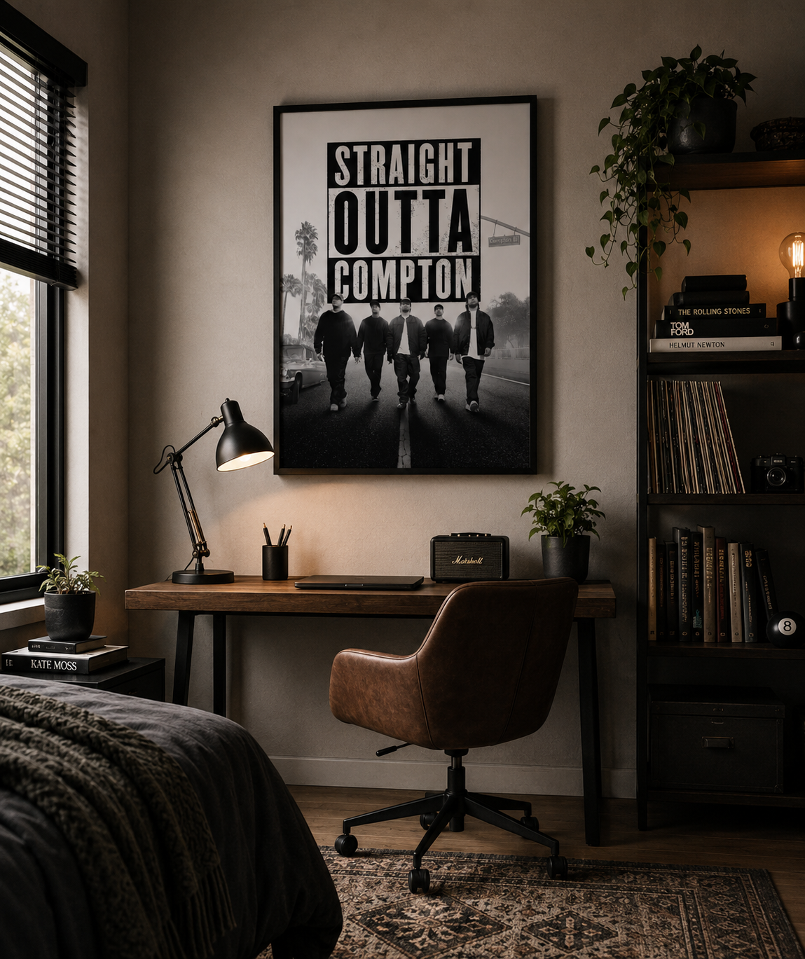 Straight Outta Compton Poster | Hip Hop Rap Music Wall Art Print