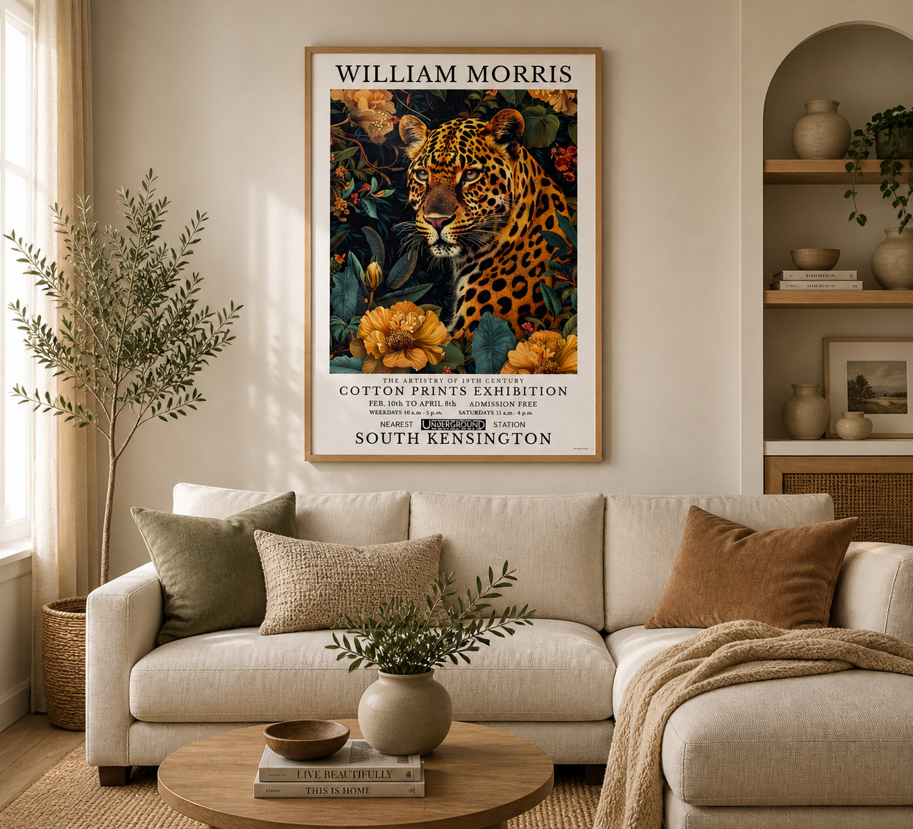 William Morris Leopard Poster / Art Exhibition Print