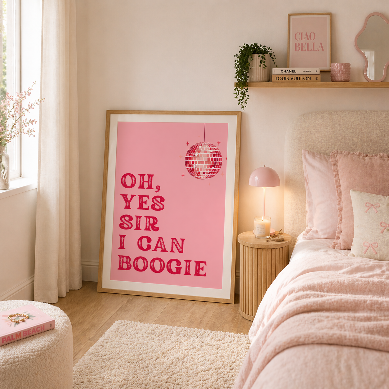 Oh, Yes Sir I Can Boogie Lyric Print