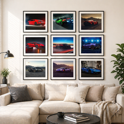 Ferrari Formula 1 Racing Wall Art Print | Motorsport Poster