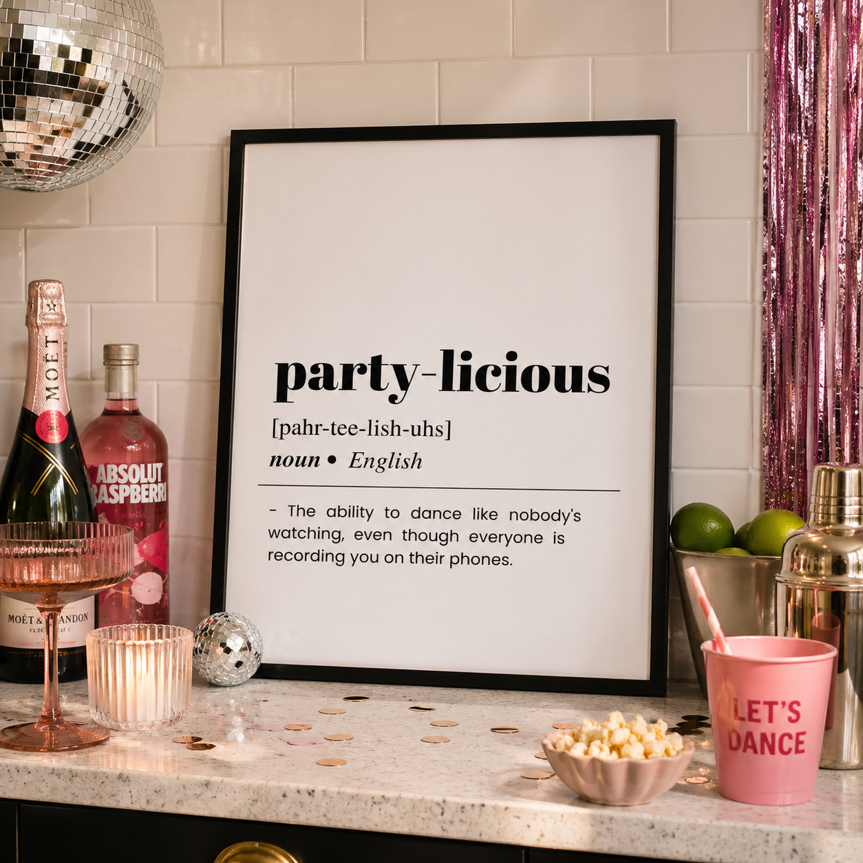 Party-licious Definition Poster