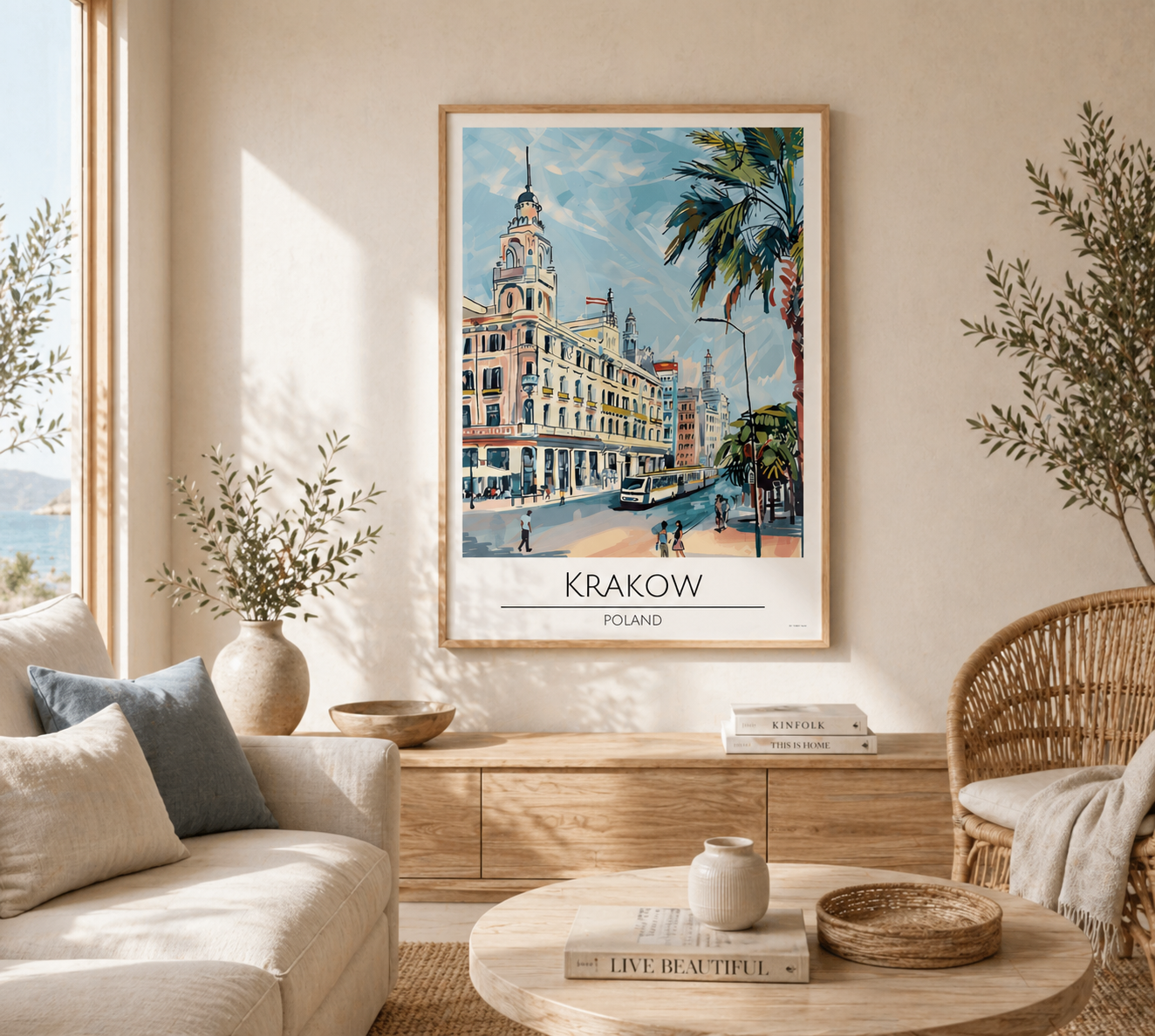 Poland, Krakow Travel Print