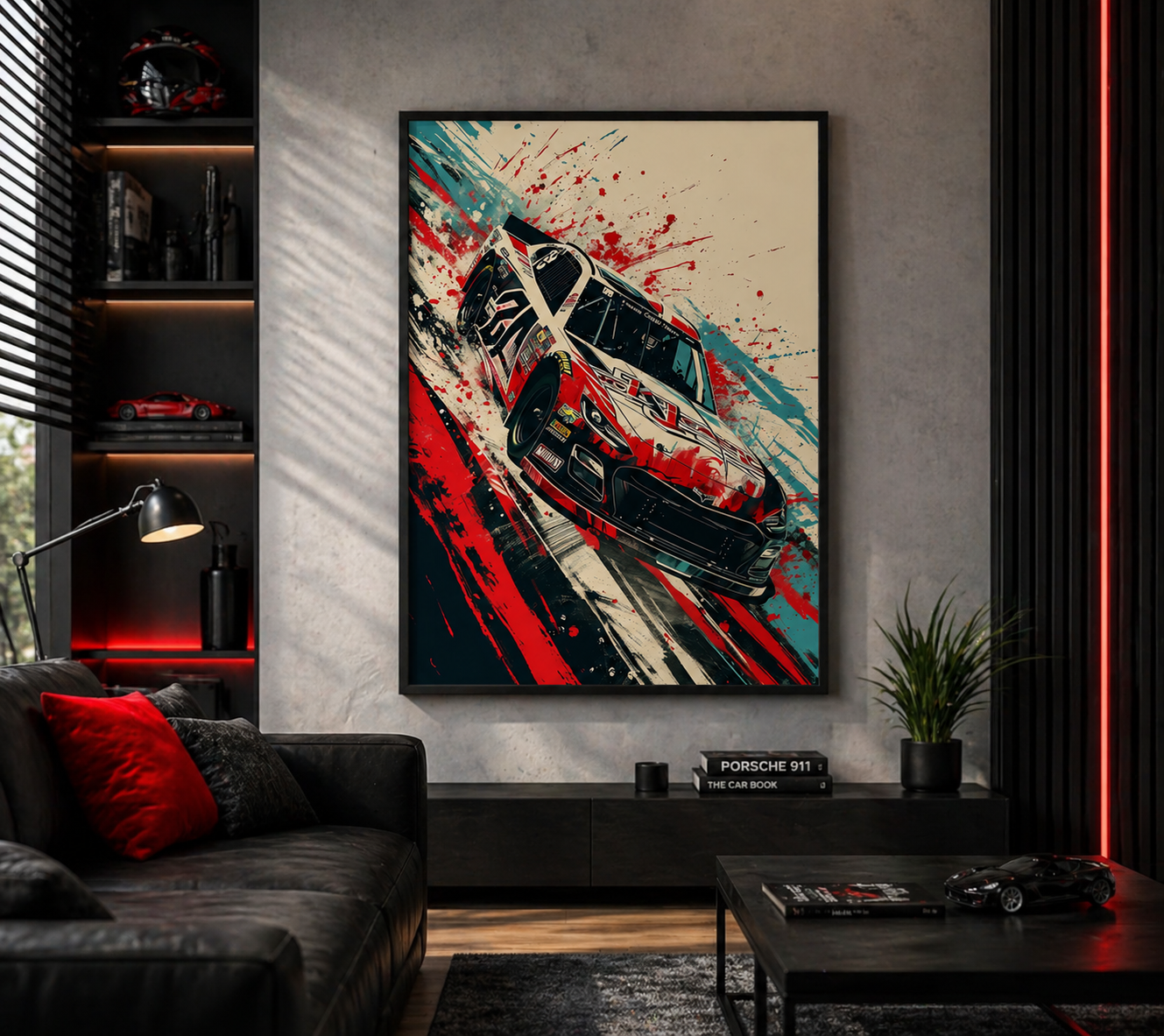 Porsche 911  Sports Car Poster