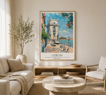 Portugal - Lisbon Travel Print