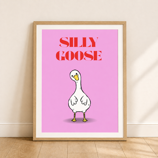 Silly Goose - Funny Preppy Poster