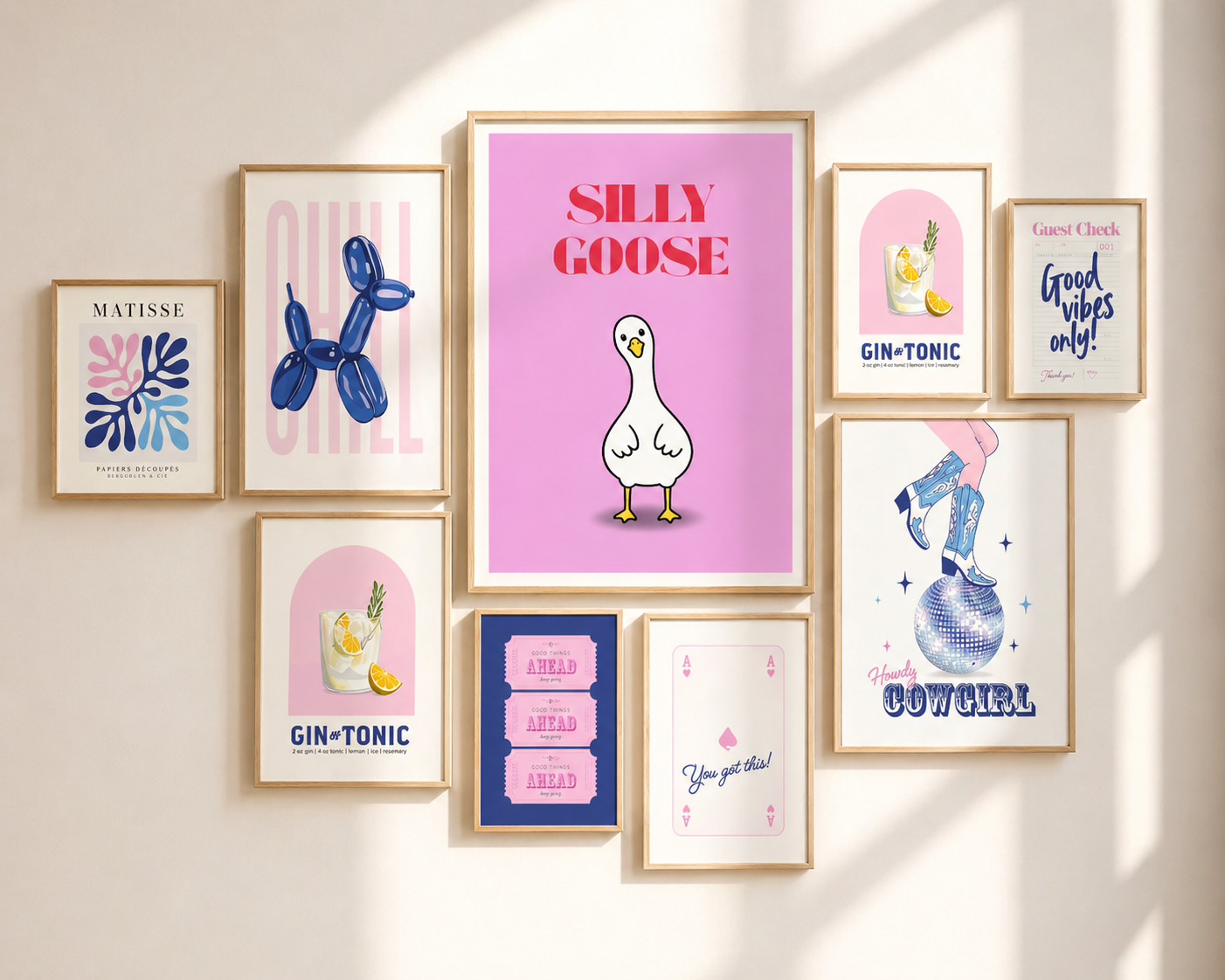 Silly Goose - Funny Preppy Poster