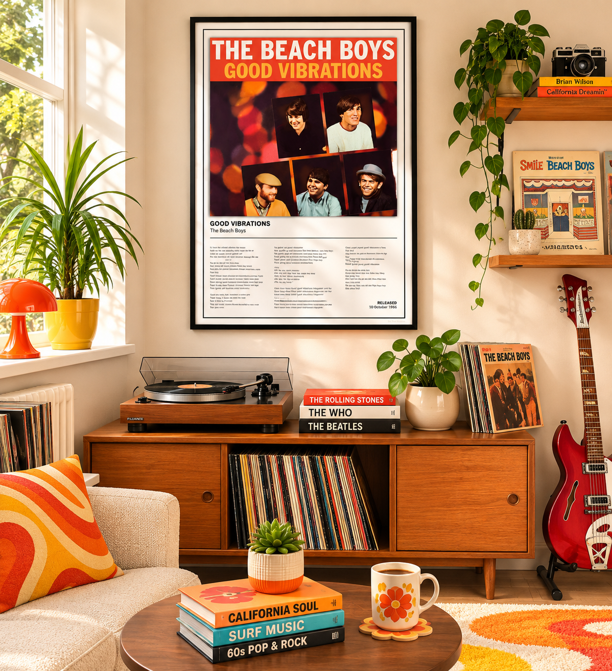 Beach Boys Good Vibrations Print