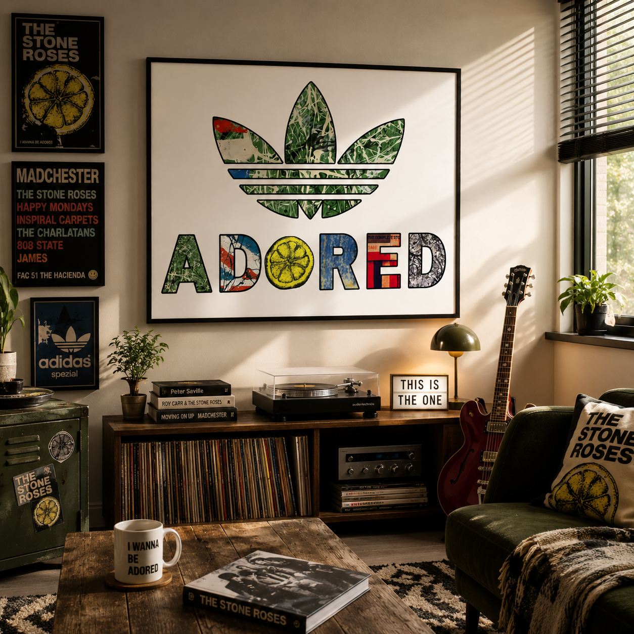 Stone Roses Adidas Adored Print