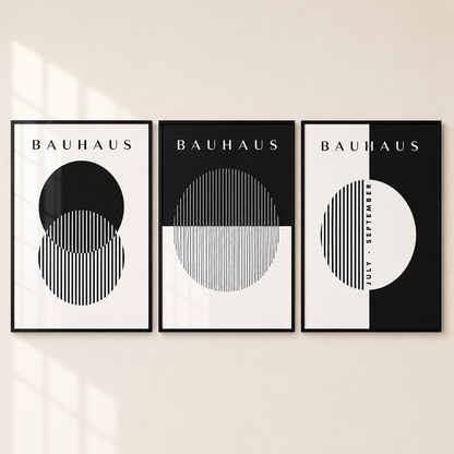Set of 3 Bauhaus Prints