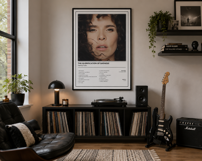 Framed Paloma Faith The Glorification of Sadness music wall art for contemporary home décor.