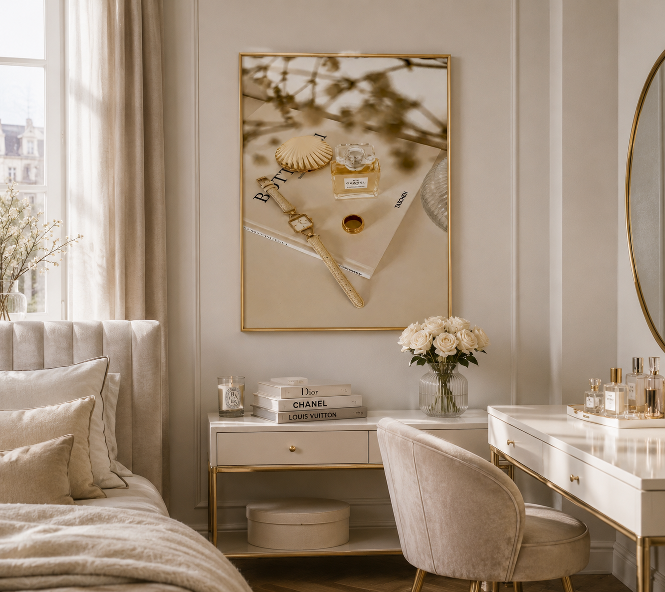 Luxury Perfume & Fashion Wall Art Print
