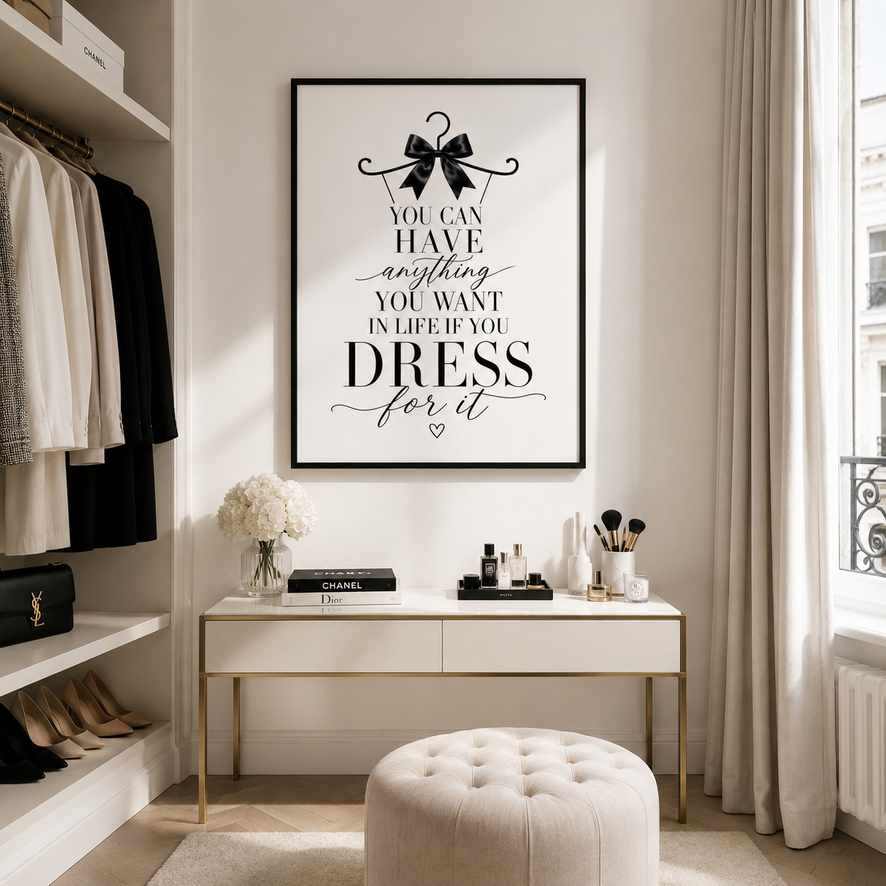 Fashion Quote Wall Art Print
