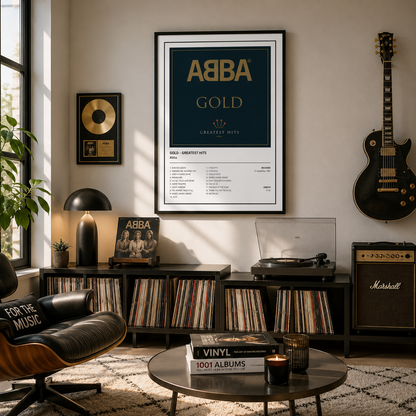 ABBA Gold Greatest Hits Tracklist Print