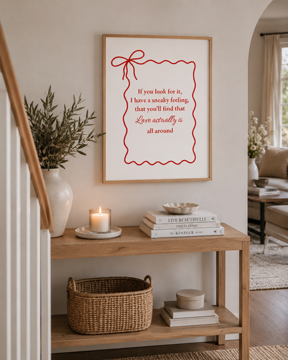 Love Actually Quote Print