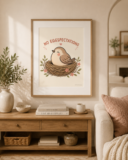 No Eggspectations Print