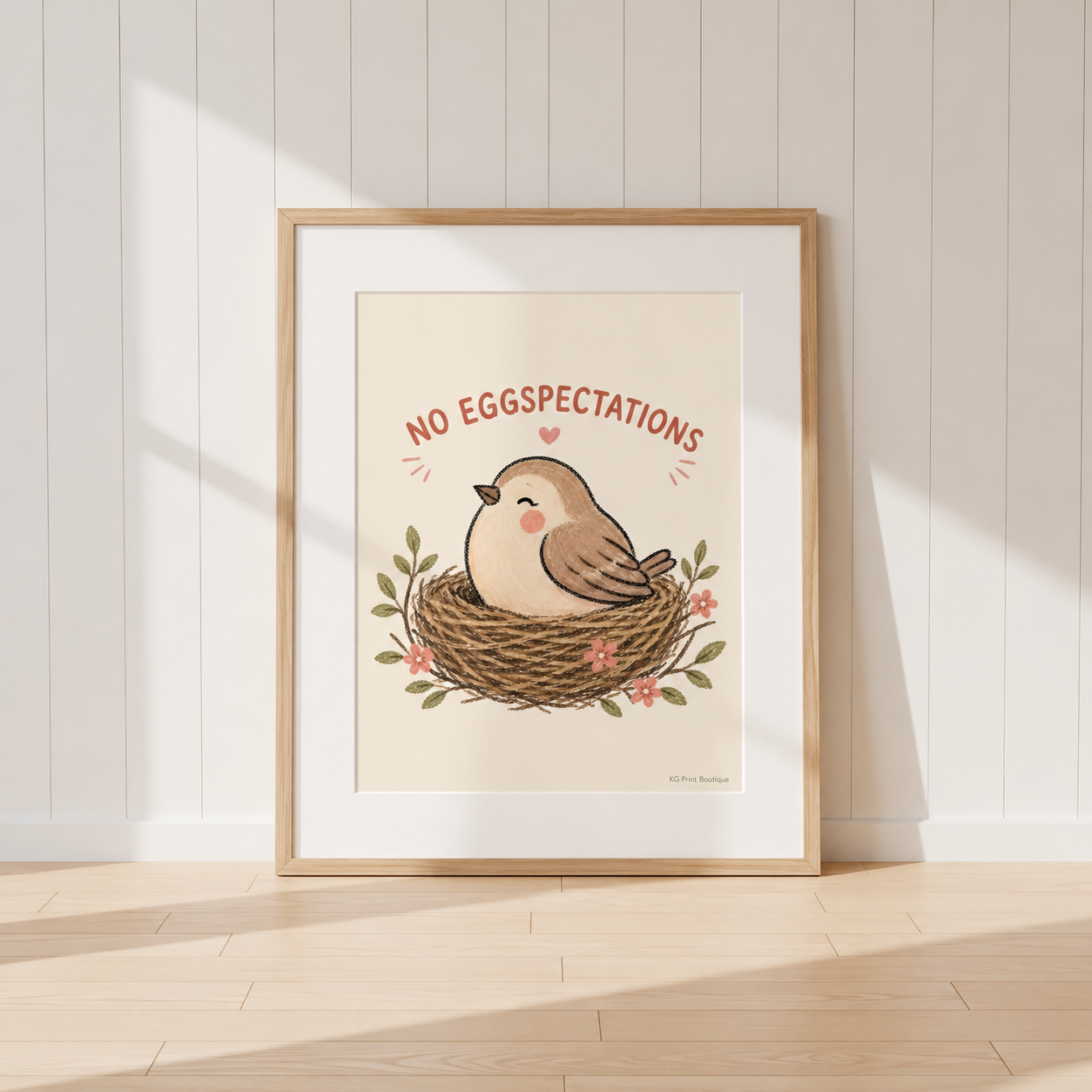 No Eggspectations Print