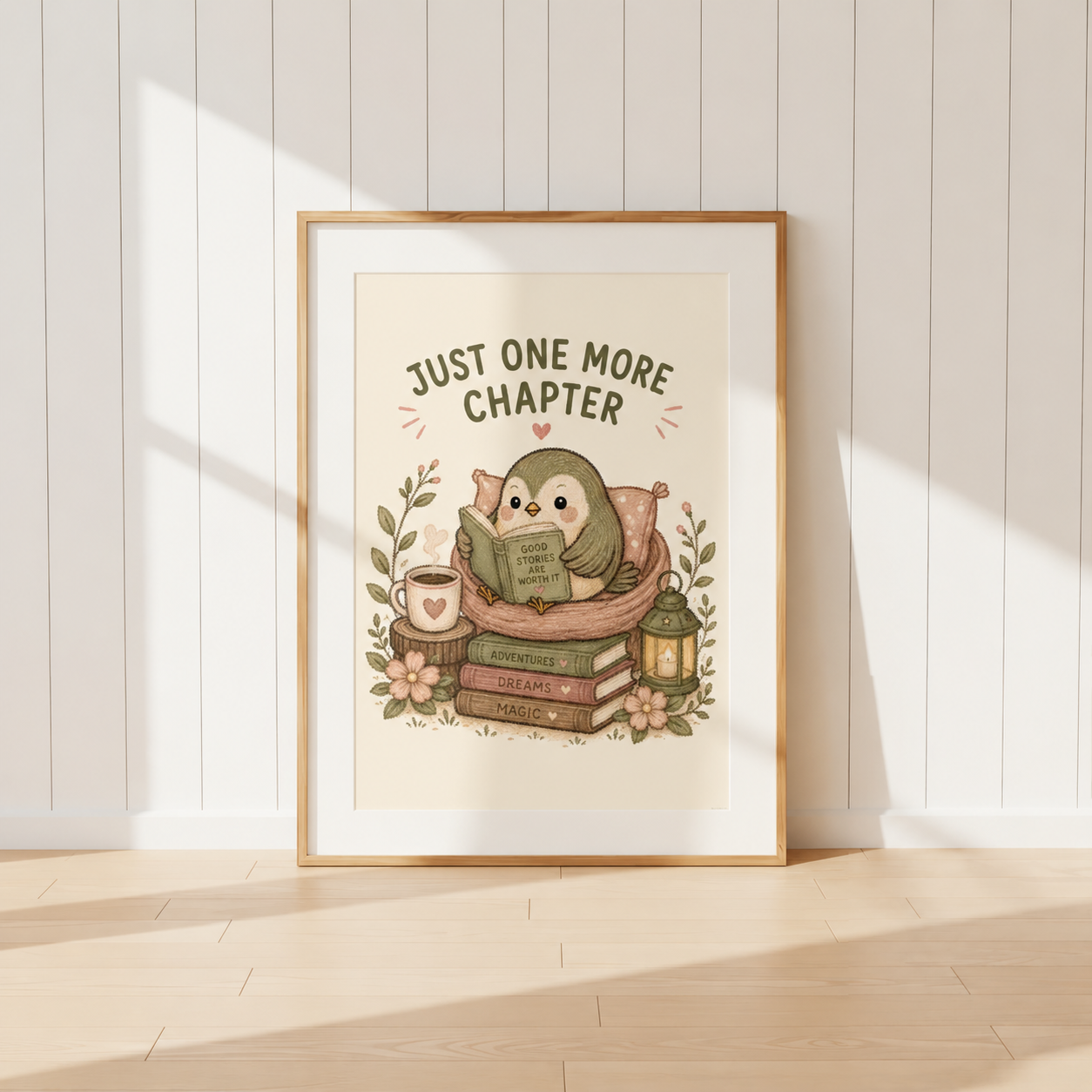 Just One More Chapter Book Lover Print