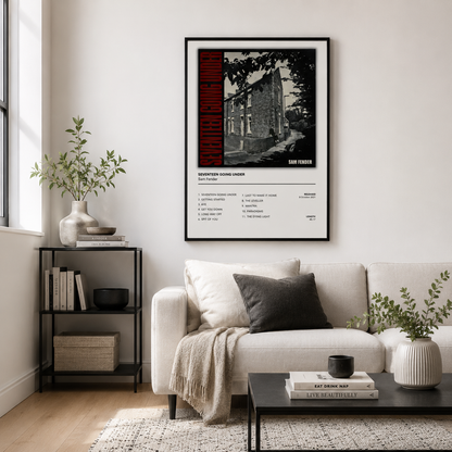 Sam Fender Seventeen Going Under Print | Sam Fender Album Cover Collection