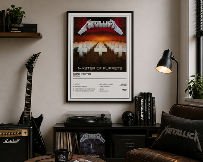 Metallica Master Of Puppets Print | Metallica Album Cover Collection