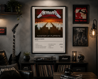 Metallica Master Of Puppets Print | Metallica Album Cover Collection