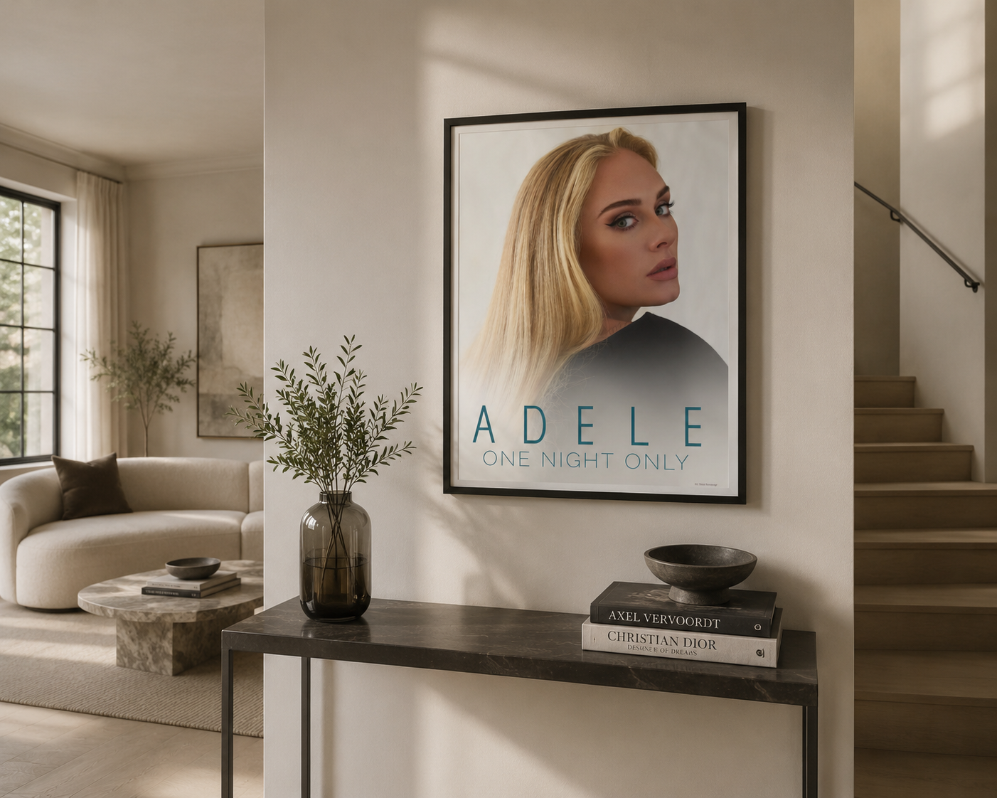 Adele One Night Only Poster Print | Modern Music Wall Art