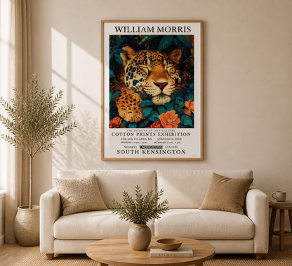 William Morris Leopard Poster / Art Exhibition Print