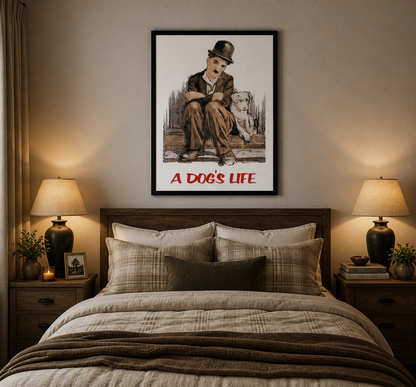 A Dog's Life (1918) Charlie Chaplin movie poster