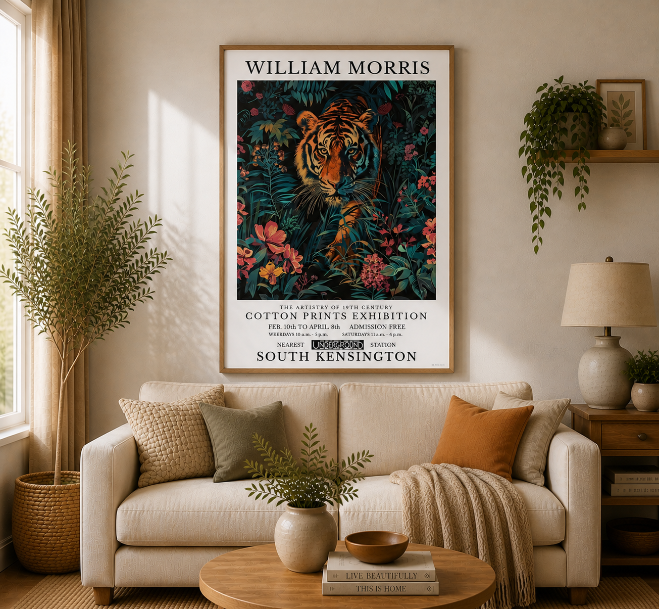 William Morris Tiger Poster / Art Exhibition Print