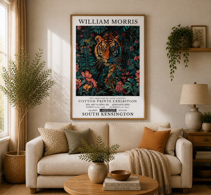 William Morris Tiger Poster / Art Exhibition Print