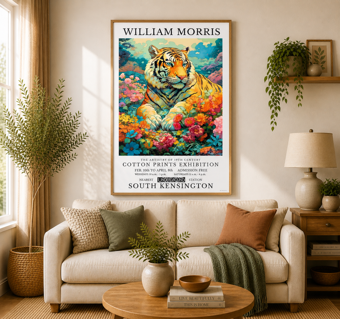 William Morris Tiger Poster / Art Exhibition Print