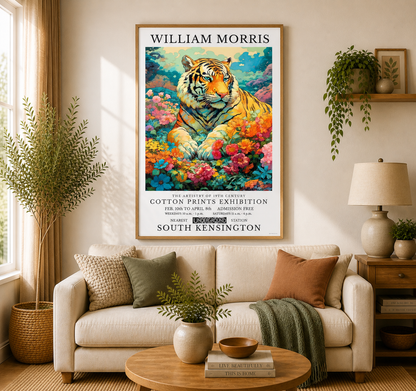 William Morris Tiger Poster / Art Exhibition Print