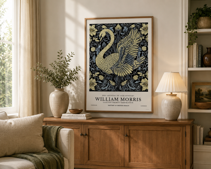 William Morris Swan Print