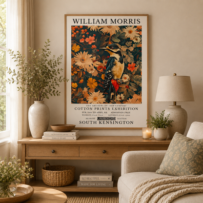 William Morris Woodpecker Print