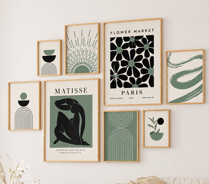 Set of 3 Bauhaus Matisse Picasso Prints