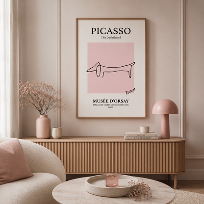 Picasso Dog Print