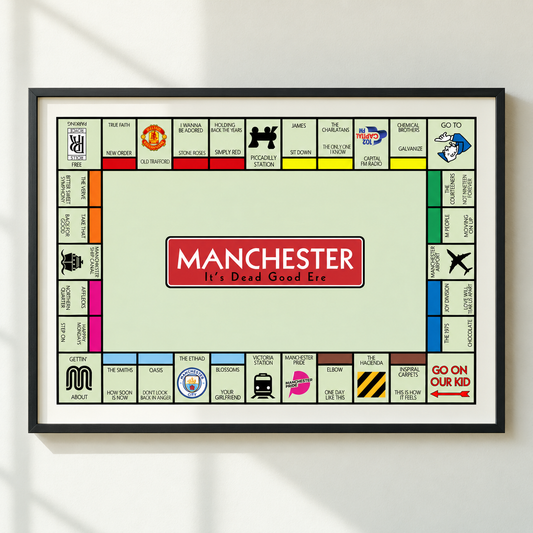 Manchester Monopoly Print