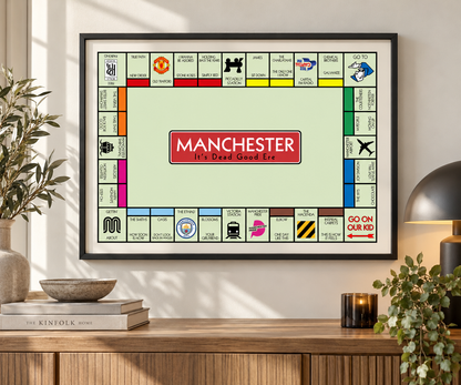 Manchester Monopoly Print