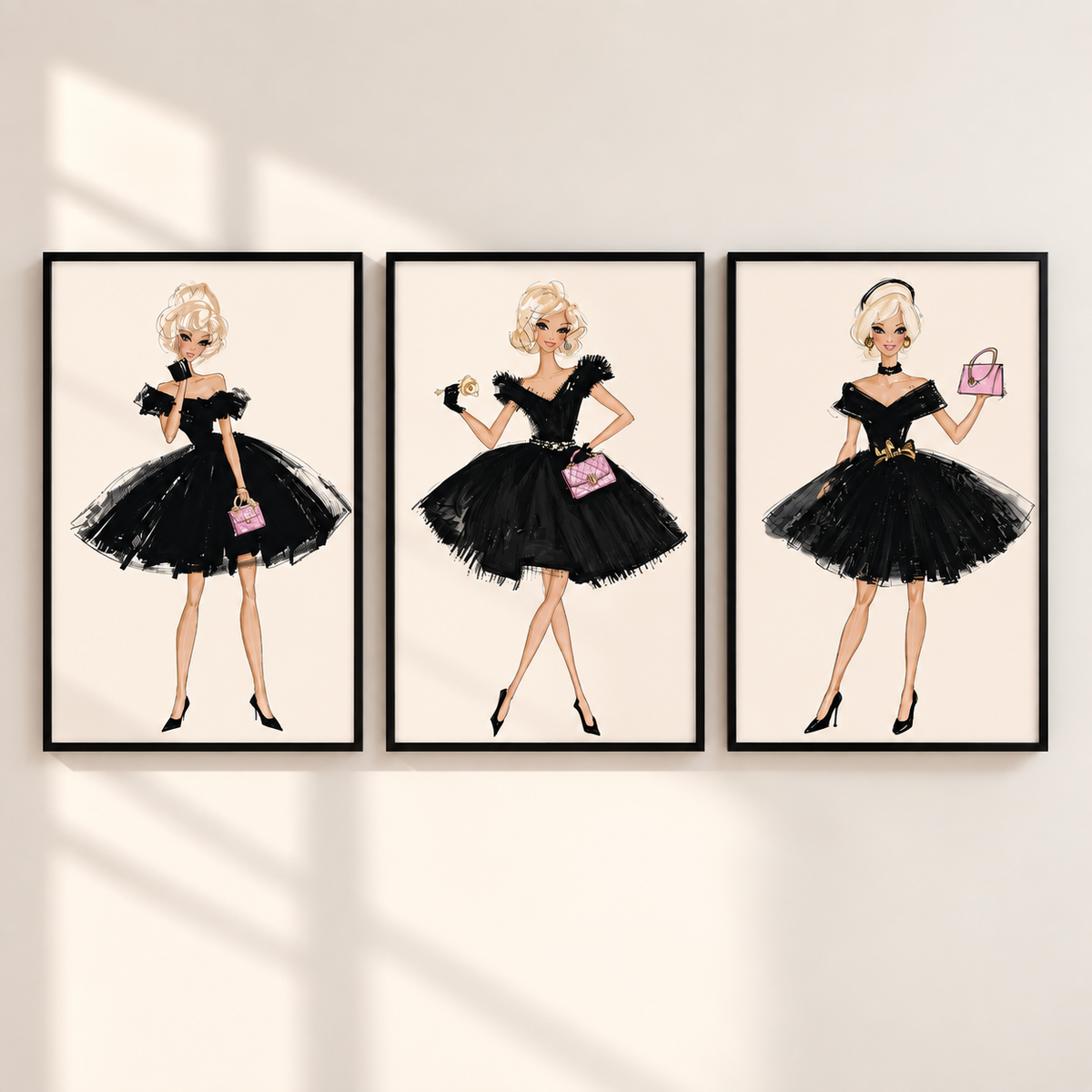 Fashion Wall Art Set of 3