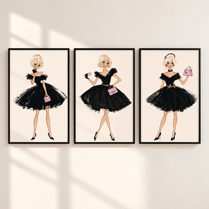 Fashion Wall Art Set of 3