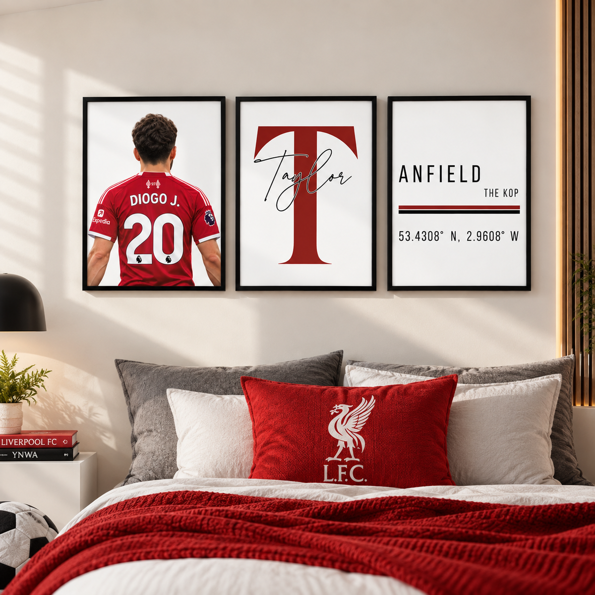 Diogo Jota Liverpool Prints Set of 3
