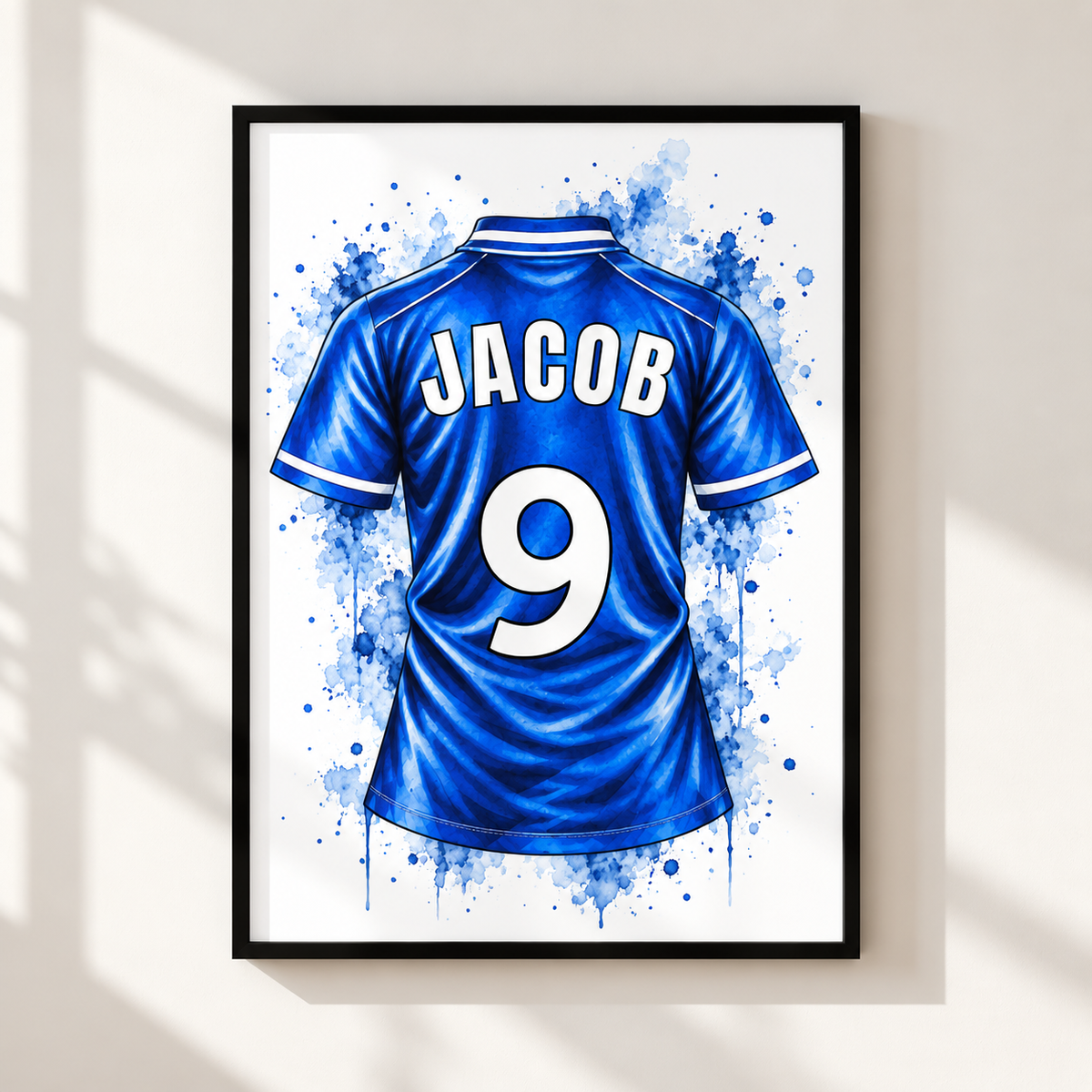 Personalised Everton FC Inspired Football Shirt Print