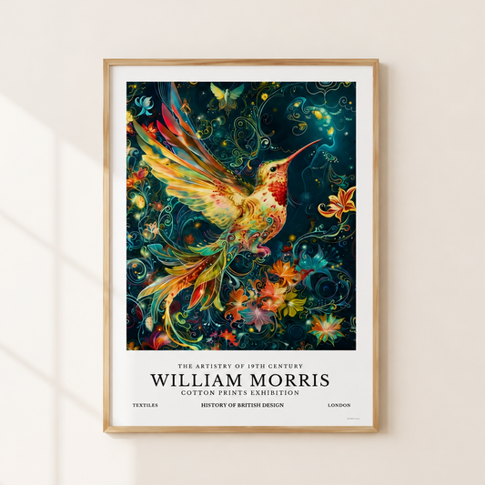 William Morris Hummingbird Print