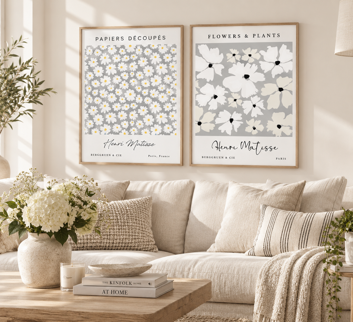 Henri Matisse Floral Prints Set of 2