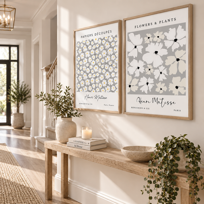 Henri Matisse Floral Prints Set of 2