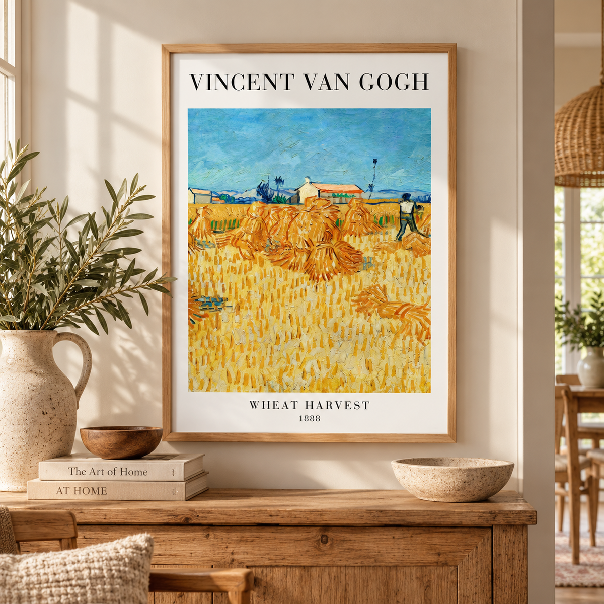 Van Gogh Wheat Harvest 1888 Print