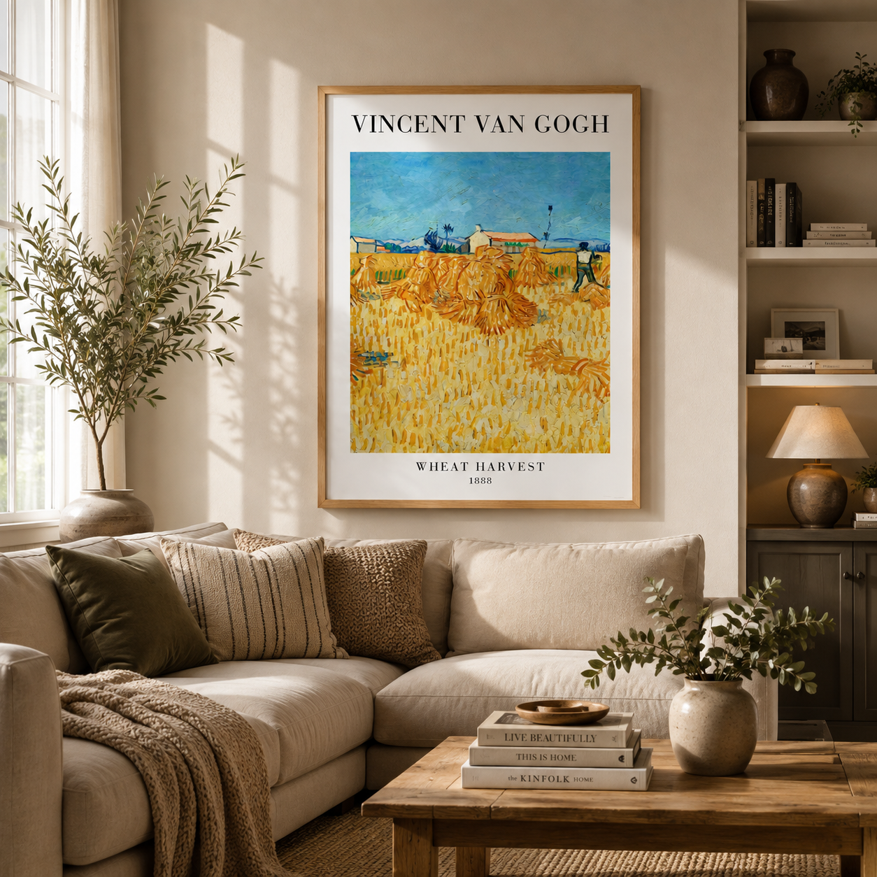 Van Gogh Wheat Harvest 1888 Print
