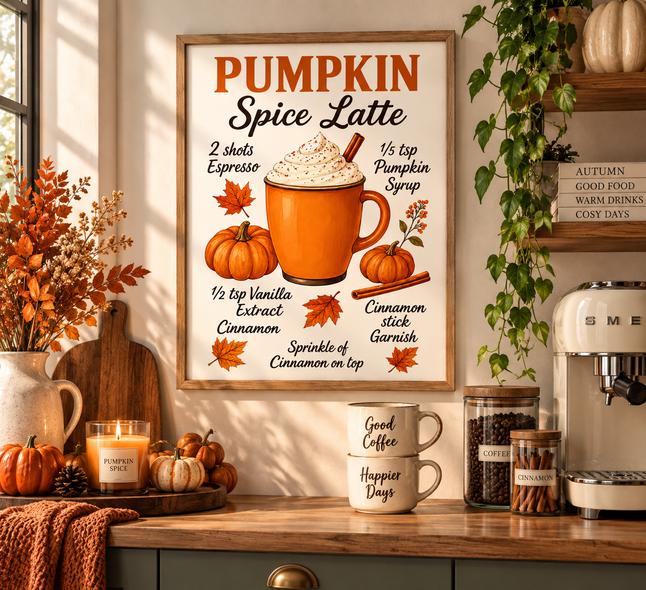 Pumpkin Spice Latte Print