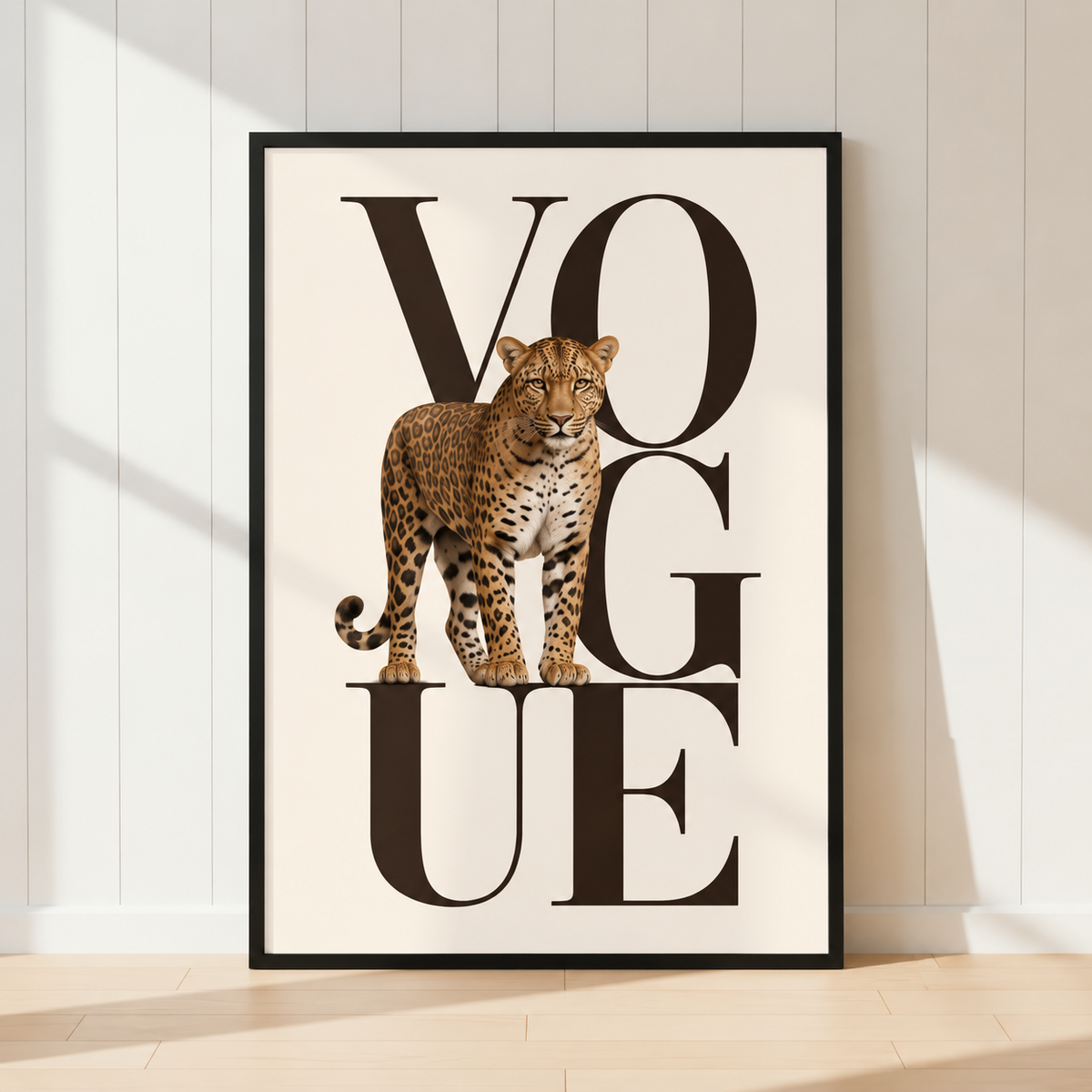 Luxury Vogue Leopard Print